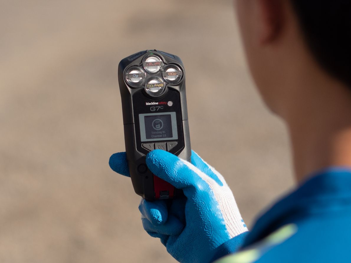 NEW! Blackline Safety - G7c multi-gas detector with GPS function - extensive accessories - and optional services